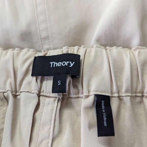 Theory Classic Chino Pocket Skirt SM Quiet Luxury Light Academia Preppy Chic - Picture 2 of 13